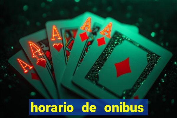 horario de onibus santos dumont x juiz de fora